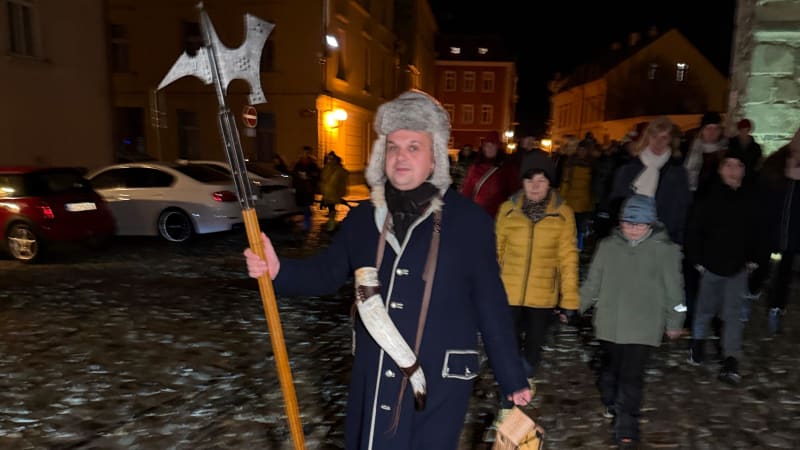 Jihlava má novou celebritu: Do města se po 120 letech vrátil ponocný