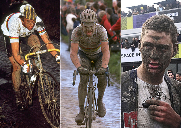 Peklo severu bez slitování. Takové byly nejbahnitější ročníky Paříž–Roubaix