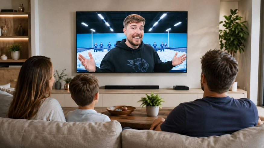 YouTube jako král večera: MrBeast a Pan Plešatý nahrazují televizní program